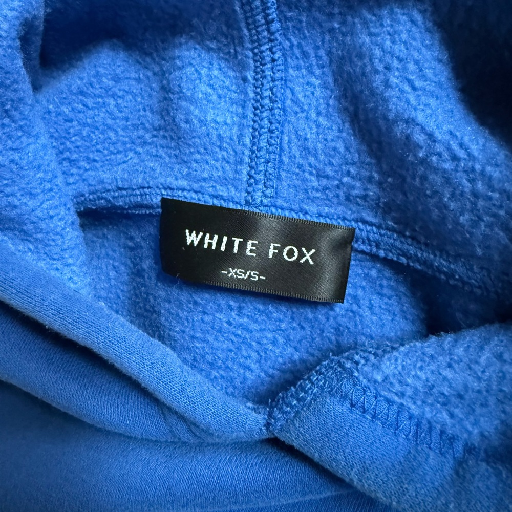 White Fox Boutique Blue Hoodie - Picture 3 of 3